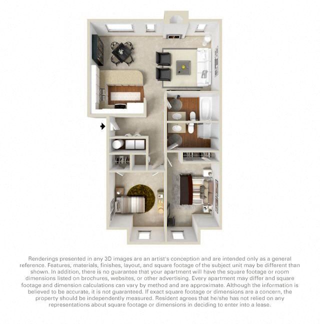 The Woodlands 2 bed flat